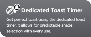 Dedicated toast timer.
